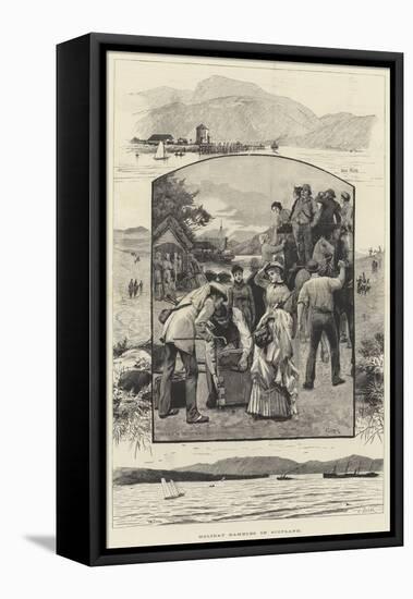 Holiday Rambles in Scotland-Alfred Edward Emslie-Framed Premier Image Canvas