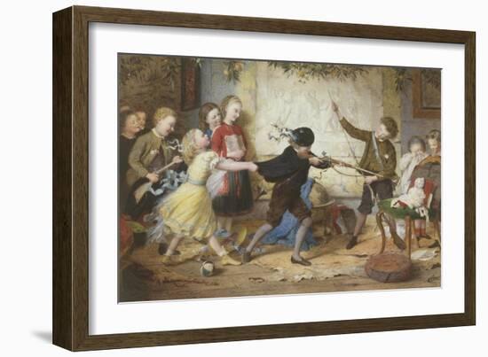 Holiday Riots Or the Muckley Children at Play, c.1869-William Jabez Muckley-Framed Giclee Print