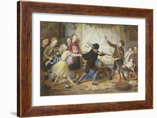 Holiday Riots Or the Muckley Children at Play, c.1869-William Jabez Muckley-Framed Giclee Print