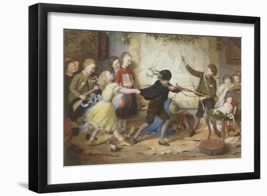 Holiday Riots Or the Muckley Children at Play, c.1869-William Jabez Muckley-Framed Giclee Print