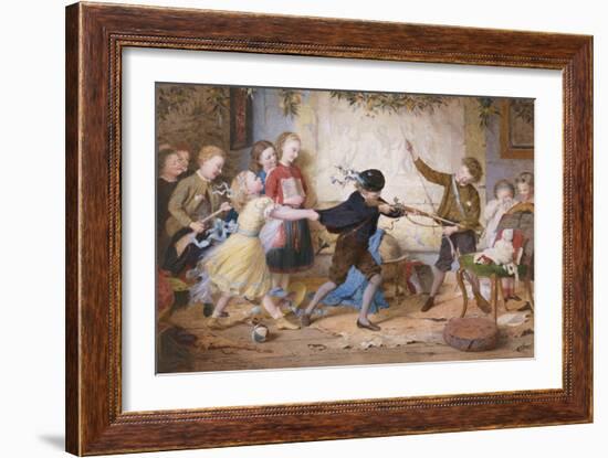 Holiday Riots or the Muckley Children at Play-William Jabez Muckley-Framed Giclee Print