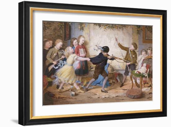 Holiday Riots or the Muckley Children at Play-William Jabez Muckley-Framed Giclee Print