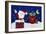 Holiday Santa-Betz White-Framed Art Print