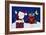 Holiday Santa-Betz White-Framed Art Print