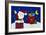 Holiday Santa-Betz White-Framed Art Print