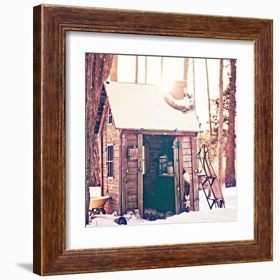 Holiday Shed-Kelly Poynter-Framed Art Print