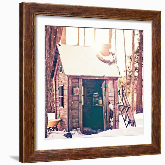 Holiday Shed-Kelly Poynter-Framed Art Print