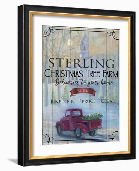 Holiday Sign-Marnie Bourque-Framed Giclee Print