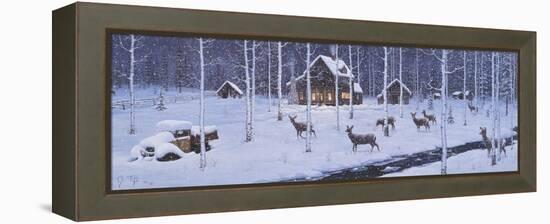 Holiday Silence-Jeff Tift-Framed Premier Image Canvas