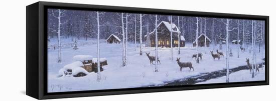 Holiday Silence-Jeff Tift-Framed Premier Image Canvas