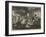 Holiday Sketches, on the Boulevards in Paris-Frederick Barnard-Framed Giclee Print