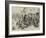 Holiday Sketches, Tourists in Spain Visiting the Gipsy Caves at Granada-Frederick Barnard-Framed Giclee Print