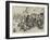 Holiday Sketches, Tourists in Spain Visiting the Gipsy Caves at Granada-Frederick Barnard-Framed Giclee Print