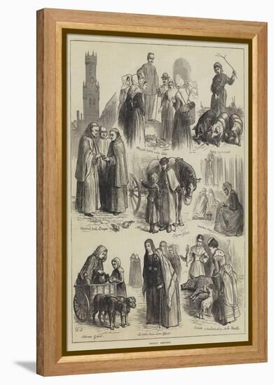 Holiday Sketches-Ebenezer Newman Downard-Framed Premier Image Canvas