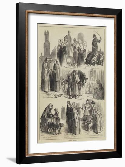 Holiday Sketches-Ebenezer Newman Downard-Framed Giclee Print