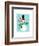 Holiday Snowman-Sara Berrenson-Framed Art Print