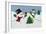 Holiday Snowman-Betz White-Framed Art Print