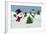 Holiday Snowman-Betz White-Framed Art Print