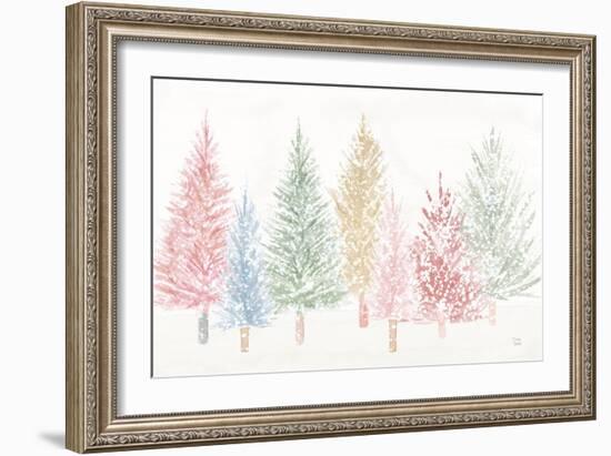 Holiday Sparkle I Pastel-Dina June-Framed Art Print