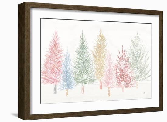 Holiday Sparkle I Pastel-Dina June-Framed Art Print