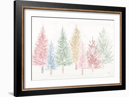 Holiday Sparkle I Pastel-Dina June-Framed Art Print