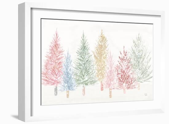 Holiday Sparkle I Pastel-Dina June-Framed Art Print