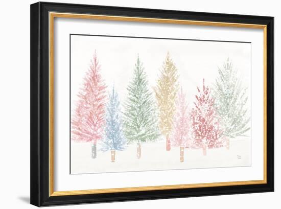 Holiday Sparkle I Pastel-Dina June-Framed Art Print