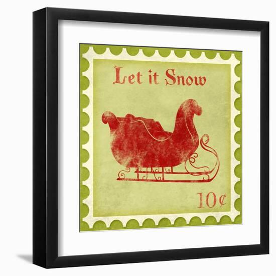 Holiday Stamp III-Sd Graphics Studio-Framed Art Print