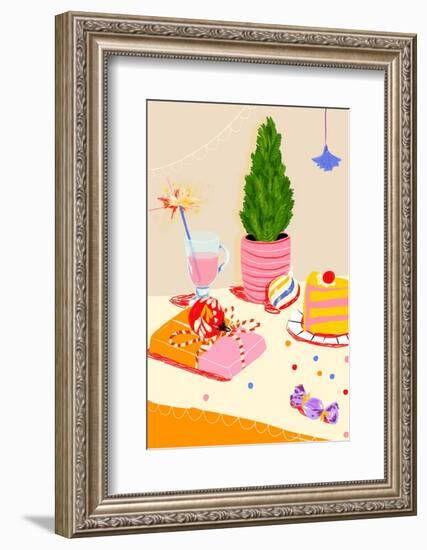 Holiday Table-Gigi Rosado-Framed Photographic Print