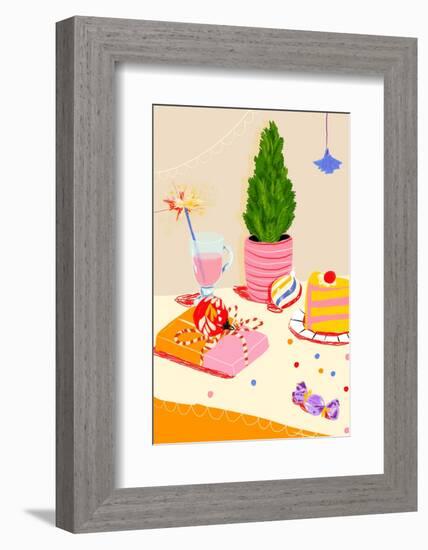 Holiday Table-Gigi Rosado-Framed Photographic Print