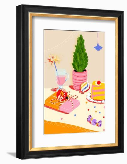 Holiday Table-Gigi Rosado-Framed Photographic Print