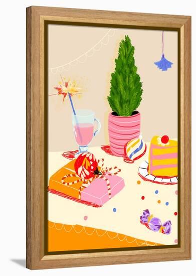 Holiday Table-Gigi Rosado-Framed Premier Image Canvas