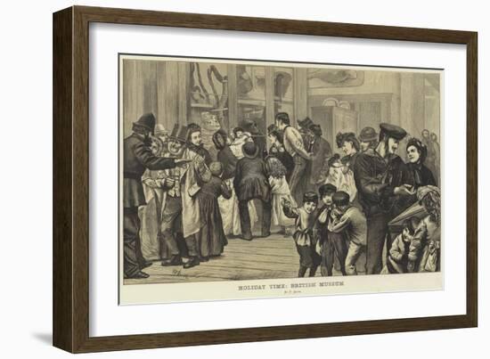 Holiday Time, British Museum-null-Framed Giclee Print