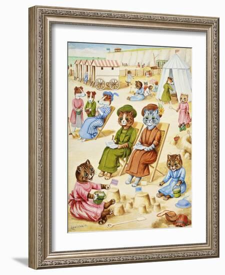 Holiday Time-Louis Wain-Framed Giclee Print