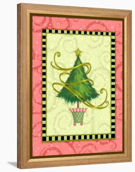 Holiday Tree 2-Viv Eisner-Framed Stretched Canvas