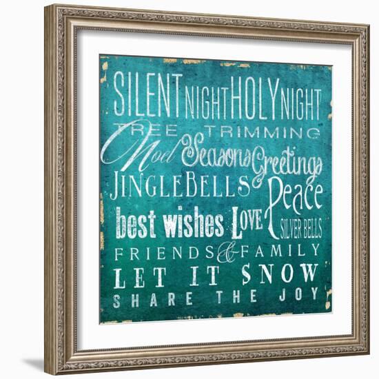 Holiday Type I-Elizabeth Medley-Framed Art Print