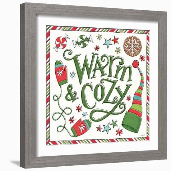 Holiday Whimsy II-Anne Tavoletti-Framed Art Print