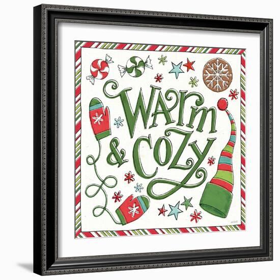 Holiday Whimsy II-Anne Tavoletti-Framed Art Print