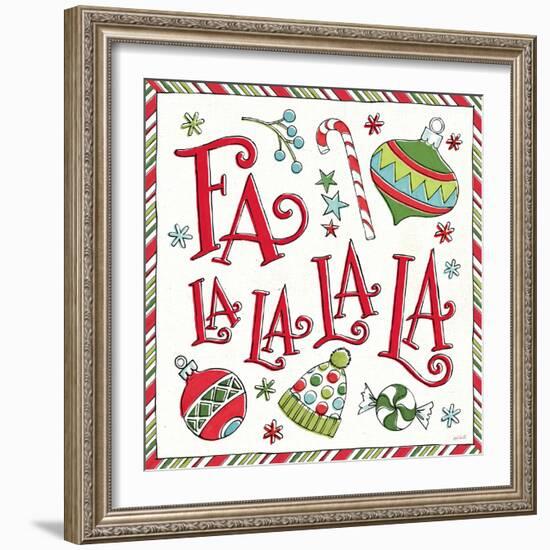 Holiday Whimsy III-Anne Tavoletti-Framed Art Print