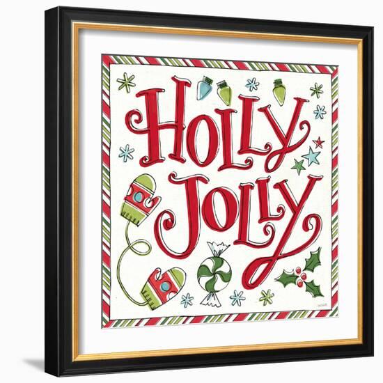 Holiday Whimsy IV-Anne Tavoletti-Framed Art Print