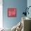 Holiday Words Red-Teresa Woo-Framed Stretched Canvas displayed on a wall