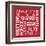 Holiday Words Red-Teresa Woo-Framed Art Print