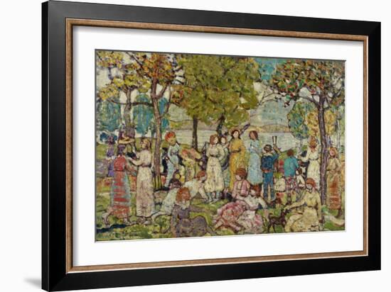 Holidays, C.1920-Maurice Brazil Prendergast-Framed Giclee Print