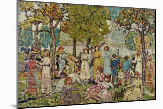 Holidays, C.1920-Maurice Brazil Prendergast-Mounted Giclee Print