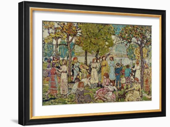 Holidays, C.1920-Maurice Brazil Prendergast-Framed Giclee Print