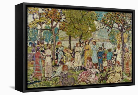 Holidays, C.1920-Maurice Brazil Prendergast-Framed Premier Image Canvas