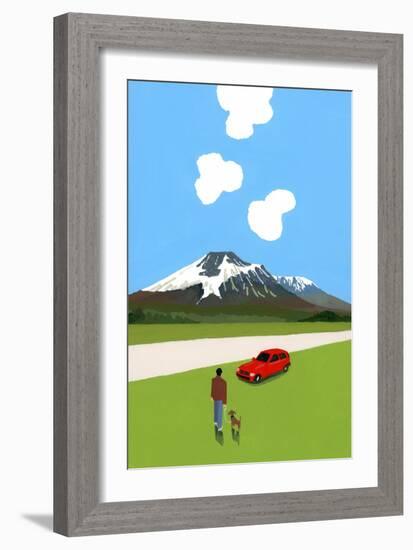 Holidays drive-Hiroyuki Izutsu-Framed Giclee Print