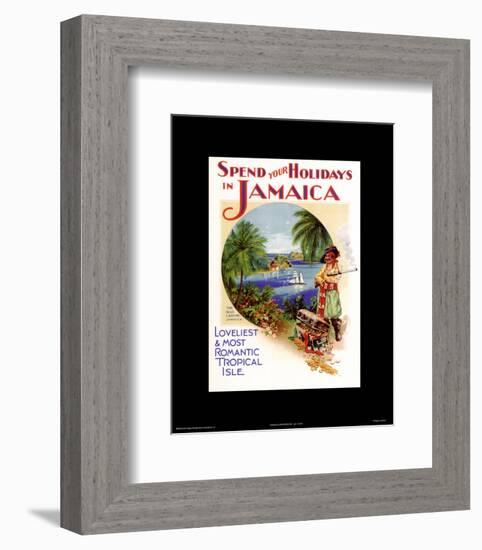 Holidays In Jamaica-null-Framed Art Print