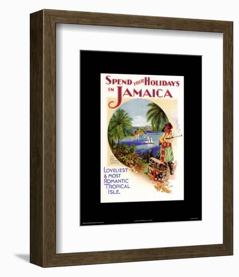 Holidays In Jamaica-null-Framed Art Print