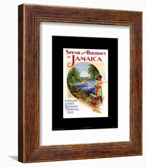 Holidays In Jamaica-null-Framed Art Print